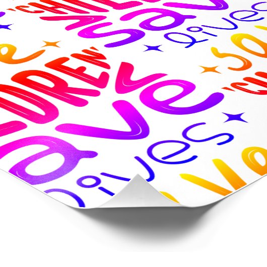 Rett Kinder, Rett Leben Poster (Ecke)