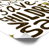 Rett Kinder, Rett Leben Poster (Ecke)