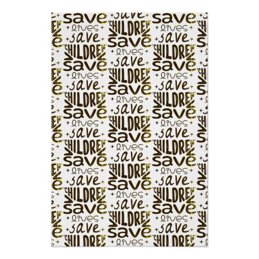 Rett Kinder, Rett Leben Poster (Vorderseite)