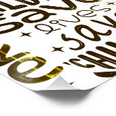 Rett Kinder, Rett Leben Poster (Ecke)