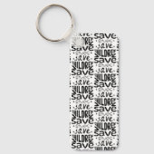 Rett Kinder, Rett Leben Schlüsselanhänger (Vorderseite)