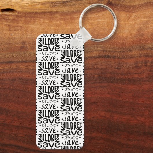 Rett Kinder, Rett Leben Schlüsselanhänger (Rückseite)