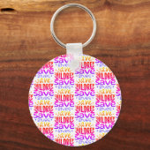 Rett Kinder, Rett Leben Schlüsselanhänger (Rückseite)