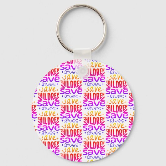 Rett Kinder, Rett Leben Schlüsselanhänger (Rückseite)