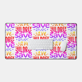 Rett Kinder, Rett Leben Schreibtischunterlage