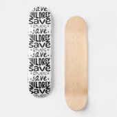 Rett Kinder, Rett Leben Skateboard (Vorderseite)