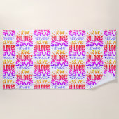 Rett Kinder, Rett Leben Strandtuch (Vorderseite)