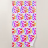 Rett Kinder, Rett Leben Strandtuch (Vorderseite)