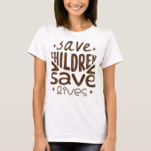 Rett Kinder, Rett Leben T-Shirt (Vorderseite)