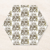 Rett Kinder, Rett Leben Untersetzer (Vorderseite)