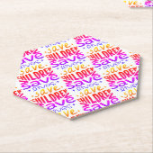 Rett Kinder, Rett Leben Untersetzer (angewinkelt)