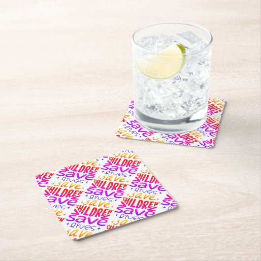 Rett Kinder, Rett Leben Untersetzer (Vor Ort)