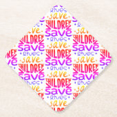 Rett Kinder, Rett Leben Untersetzer (Vorderseite)