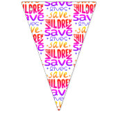 Rett Kinder, Rett Leben Wimpelkette (Erste Fahne)