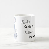 Rett Koala und ihre Wälder Kaffeetasse (Mittel)