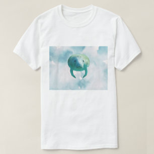 Rett Manatees Manatees Wasserfarben Kunst, Dichtun T-Shirt
