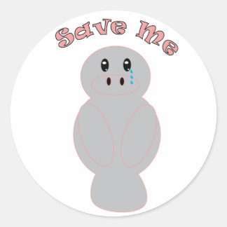 Rett Me Manatee Sticker