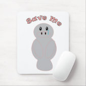 Rett Me Niedlich Manatee Mousepad (Mit Mouse)
