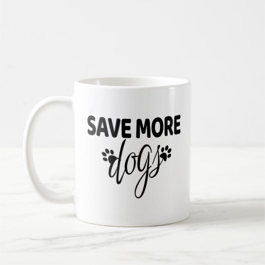 Rett mehr Hunde Kaffeetasse (Links)
