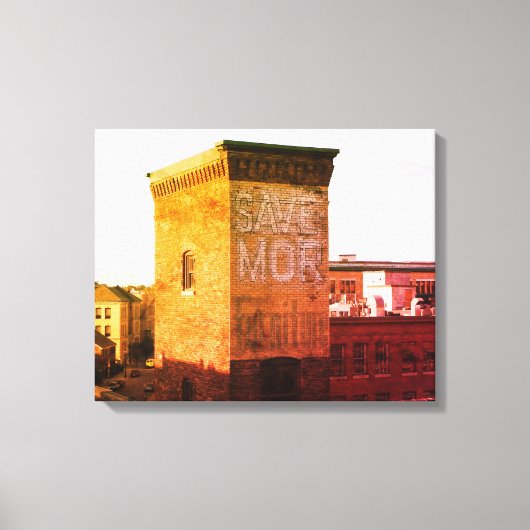 RETT MEHR MÖBEL DACH TOP SERIEN LEINWANDDRUCK (Vorderseite)