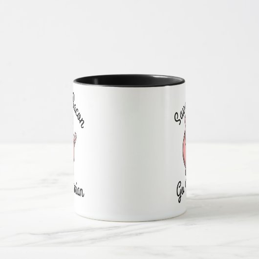 Rett mein Bacon Go Vegetarier Tasse (Zentrum)