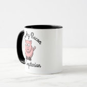 Rett mein Bacon Go Vegetarier Tasse (Vorderseite Links)