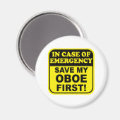 Rett mein Oboe Magnet (Vorderseite/Rückseite)