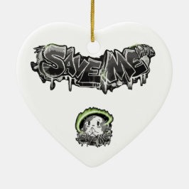 Rett mir deine Nachricht zu tragen, Inspirier Verä Keramik Ornament