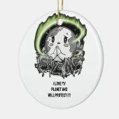 Rett mir deine Nachricht zu tragen, Inspirier Verä Keramik Ornament (Links)