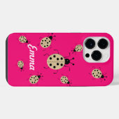 Rett mir! Niedliche, farbenfrohe Ladybugs, persona iPhone Hülle (Rückseite (Horizontal))