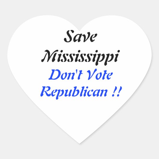 Rett MS Heart Blue Herz-Aufkleber (Vorderseite)