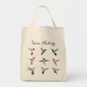 Rett Nature North American Hummingbirds Tragetasche (Vorne)