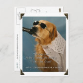 Rett Off-Leash Hund Walking Senator Feinstein Postkarte (Vorne/Hinten)