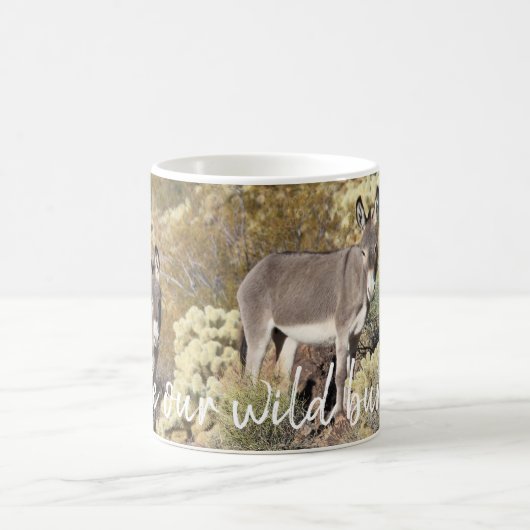 Rett Our Wild Burros Kaffeetasse (Mittel)