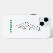 Rett Palestine bleding map - Freedom for Palestin Case-Mate iPhone Hülle (Rückseite (Horizontal))