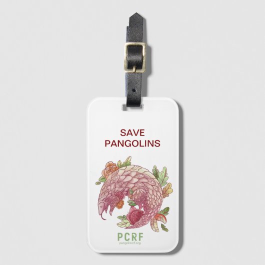 RETT PANGOLINS Special Edition Autoaufkleber Gepäckanhänger (Vorderseite Vertikal)