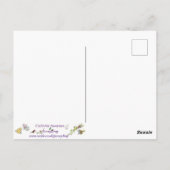 Rett Planet Erde gefährdete Tiere & Bäume Kunst Postkarte (Rückseite)