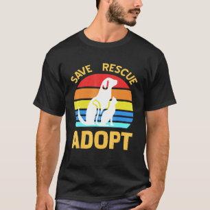 Rett Rescue Adoptier Pro Pet Adoption T-Shirt