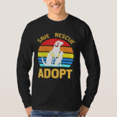 Rett Rescue Adoptier Pro Pet Adoption T-Shirt (Vorderseite)