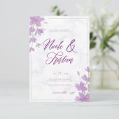 Rett RSVP Karte (Stehend Vorderseite)