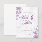 Rett RSVP Karte (Vorne/Hinten)