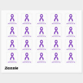 Rett-Syndrom Advocate White Square Sticker (Blatt)