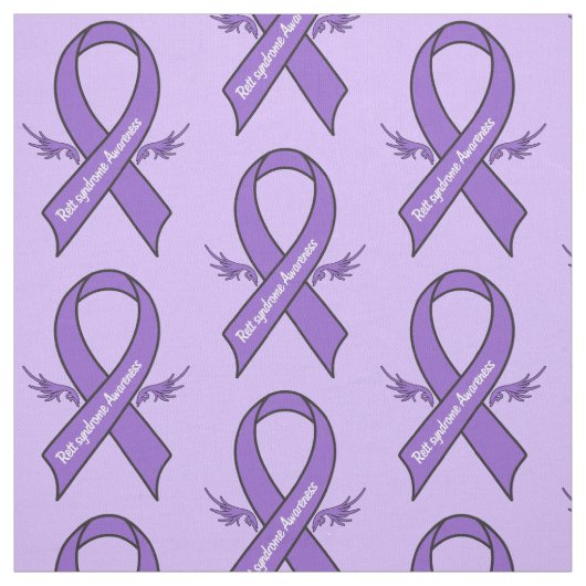 Rett-Syndrom-Bewusstsein Stoff (Muster)