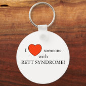 Rett-Syndrom-Schlüsselanhänger Schlüsselanhänger (Vorderseite)