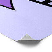 Rett Syndrome Awareness: Kämpfe für die Heilung! Poster (Ecke)