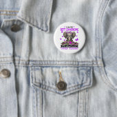 Rett Syndrome Awareness Month Ribbon Geschenke Button (Beispiel)