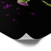 Rett Syndrome Awareness Sonnenblume Poster (Ecke)