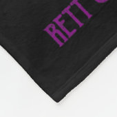 Rett Syndrome Warrior Us Flag Down Syndrom Awaren Fleecedecke (Ecke)