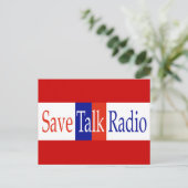 Rett Talk Radio Postcard Postkarte (Stehend Vorderseite)