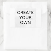 Rett tge date ! - Erstellen Sie Ihre eigenen Aufkl Rechteckiger Aufkleber (Tasche)